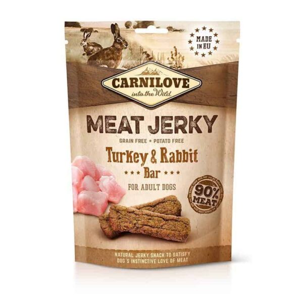 CL Jerky - Dinde & Lapin  Filet 90% viande 100 gr