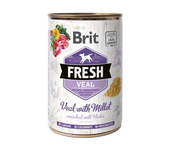 Brit Fresh - Veau et Millet - 400 gr