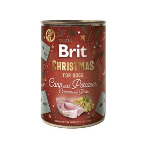 Repas complet de Fête avec Brit Christmas Carpe 5 boites + 1 gratuite