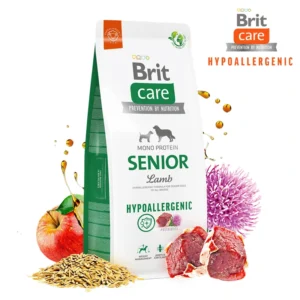Brit Care Senior Agneau-12kg -Hypoallergenic et articulation-(Probiotique +)