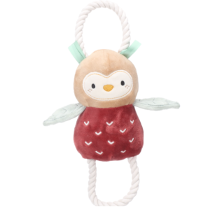 JOUET CHIOT HIBOU AVEC CORDE 20x7,5x38CM