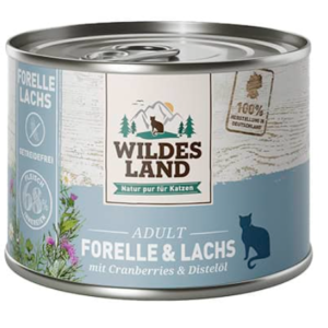 WL – Pack Economique Adulte- patés 6 x 200 gr – Truite et Saumon aux Cranberry