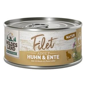 WL – Pack Economique Adulte- Filets 12 x 80 gr – Poulet et Canard aux petits Pois et Persil